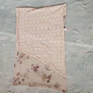Maurices Infinity Scarf Floral & Lace